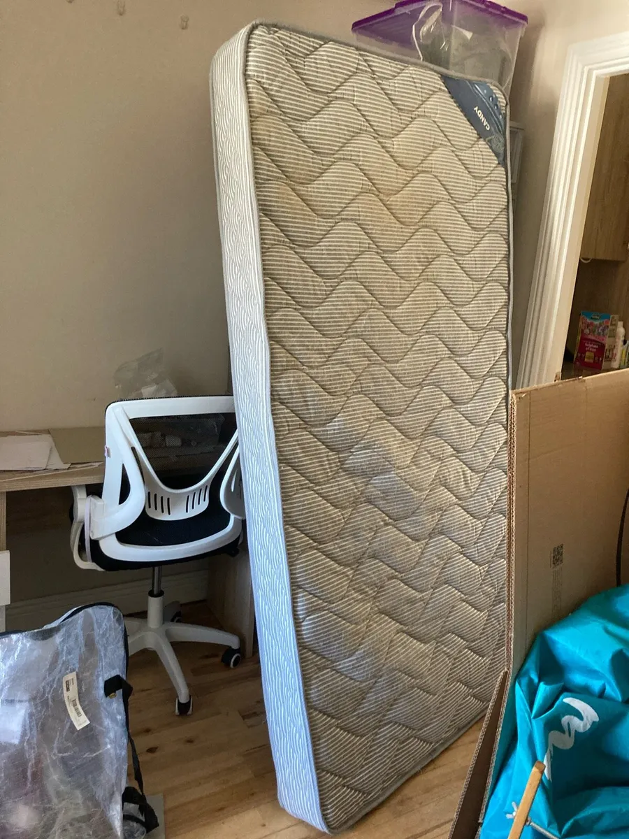 Single almost  new bunk bed mattress