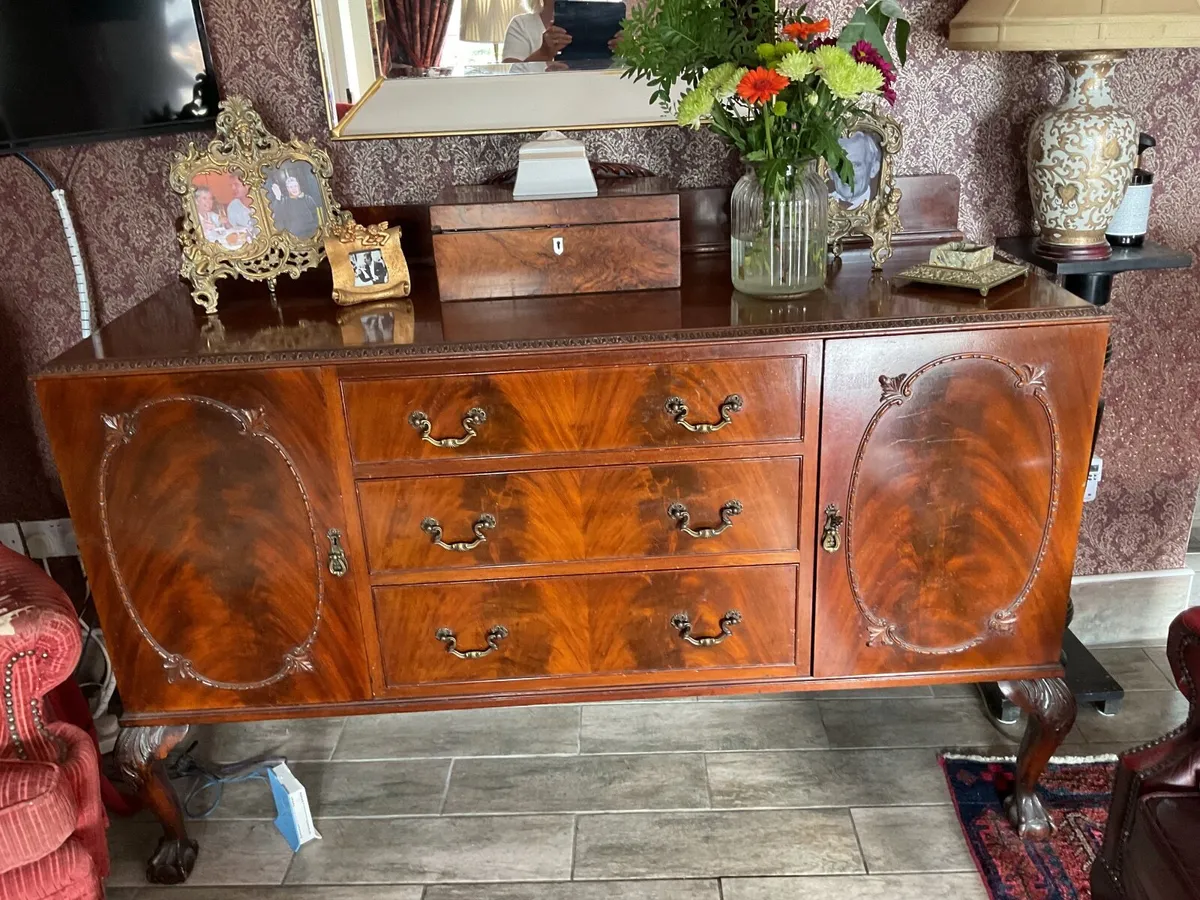 Antique Mahogany Sideboard - Image 1