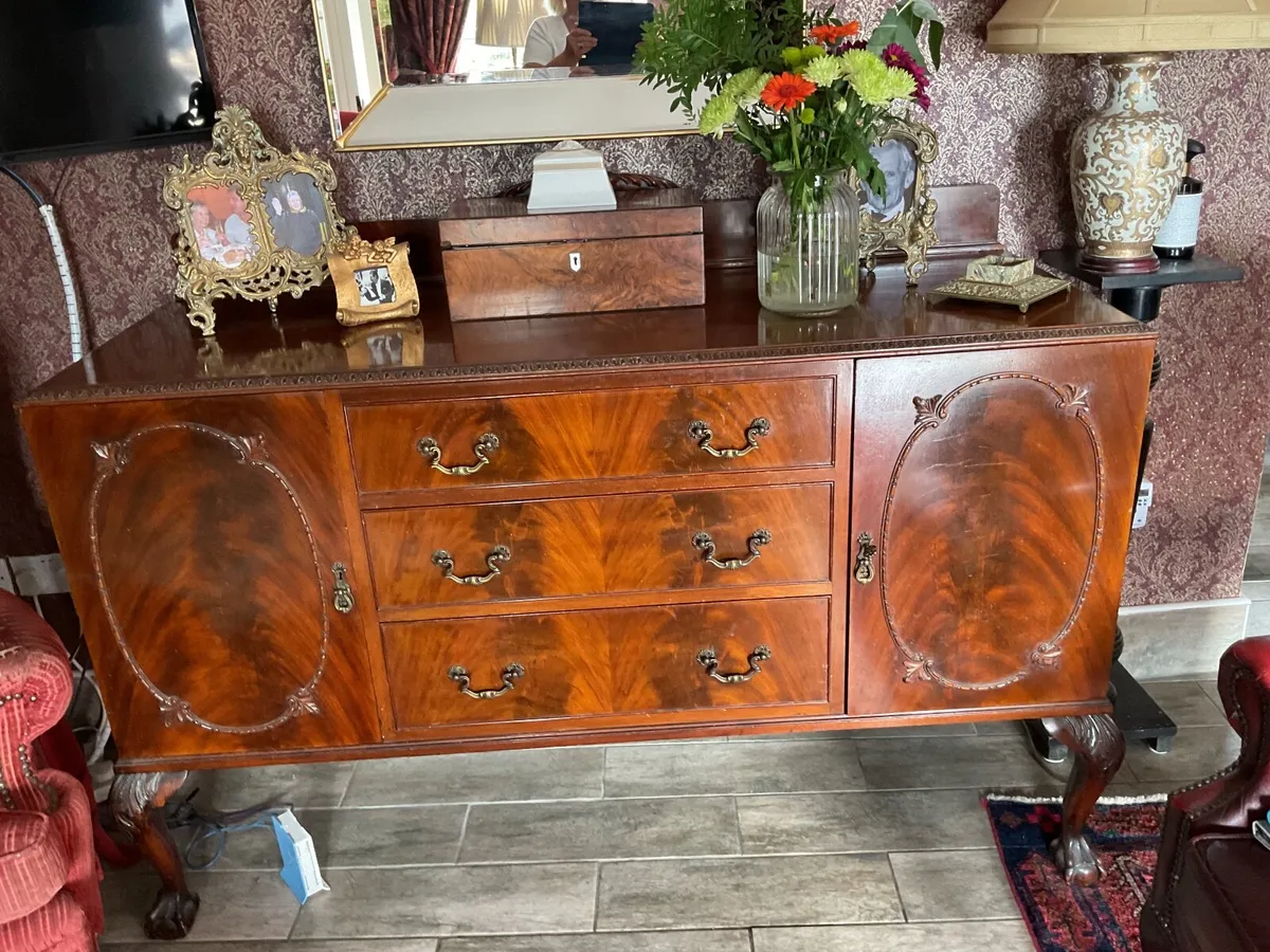Antique Mahogany Sideboard - Image 2