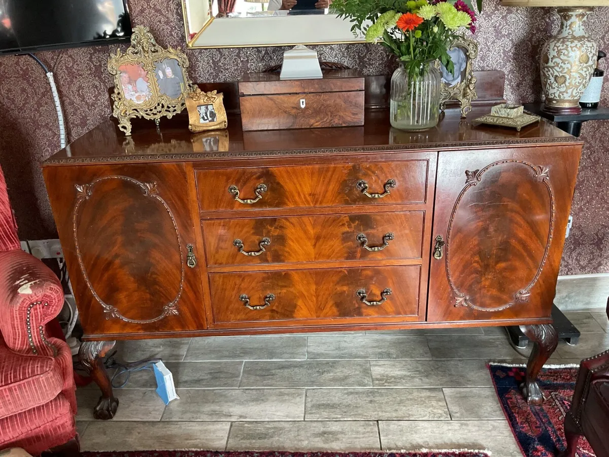 Antique Mahogany Sideboard - Image 3