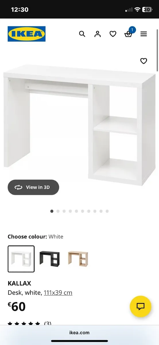 Gaming chair and desk - Image 1