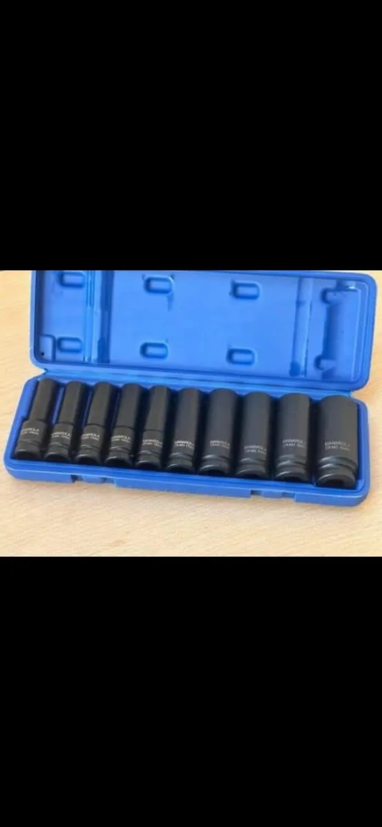 10PC 1/2" IMPACT SOCKET SET