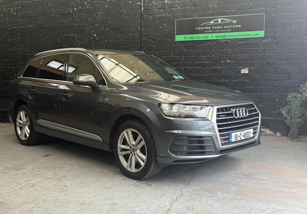 2016 Audi Q7 3.0TDi S-Line Quattro **7 Seats** - Image 1