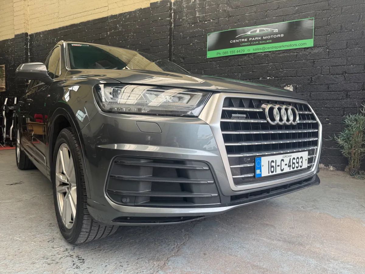 2016 Audi Q7 3.0TDi S-Line Quattro **7 Seats** - Image 2
