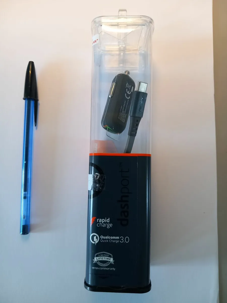 Brand New - 3ft Qualcomm Car Charger - Image 1