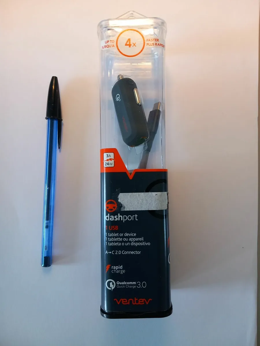 Brand New - 3ft Qualcomm Car Charger - Image 2