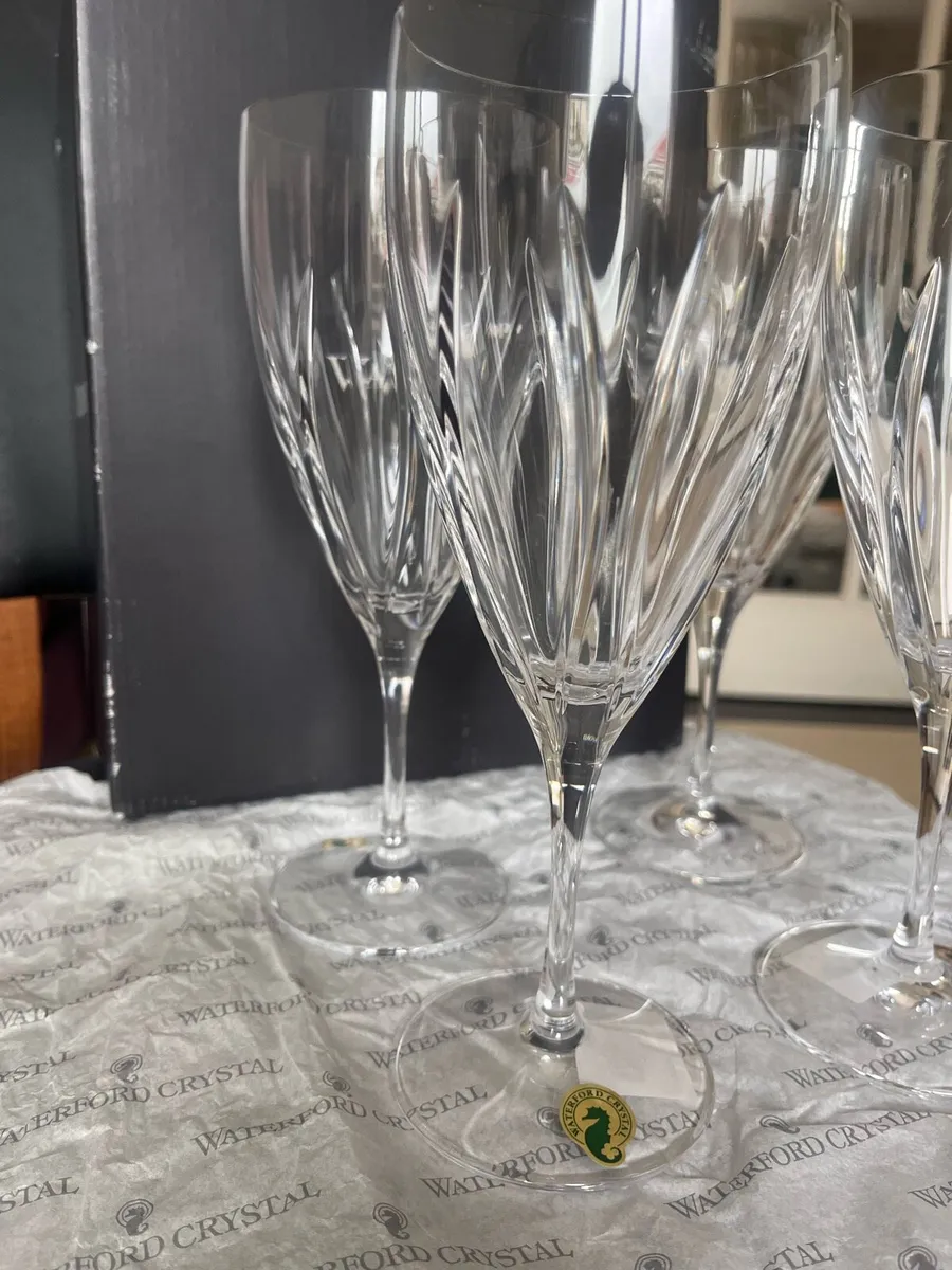 Waterford Crystal Tonn iced beverage glasses x 4 - Image 2