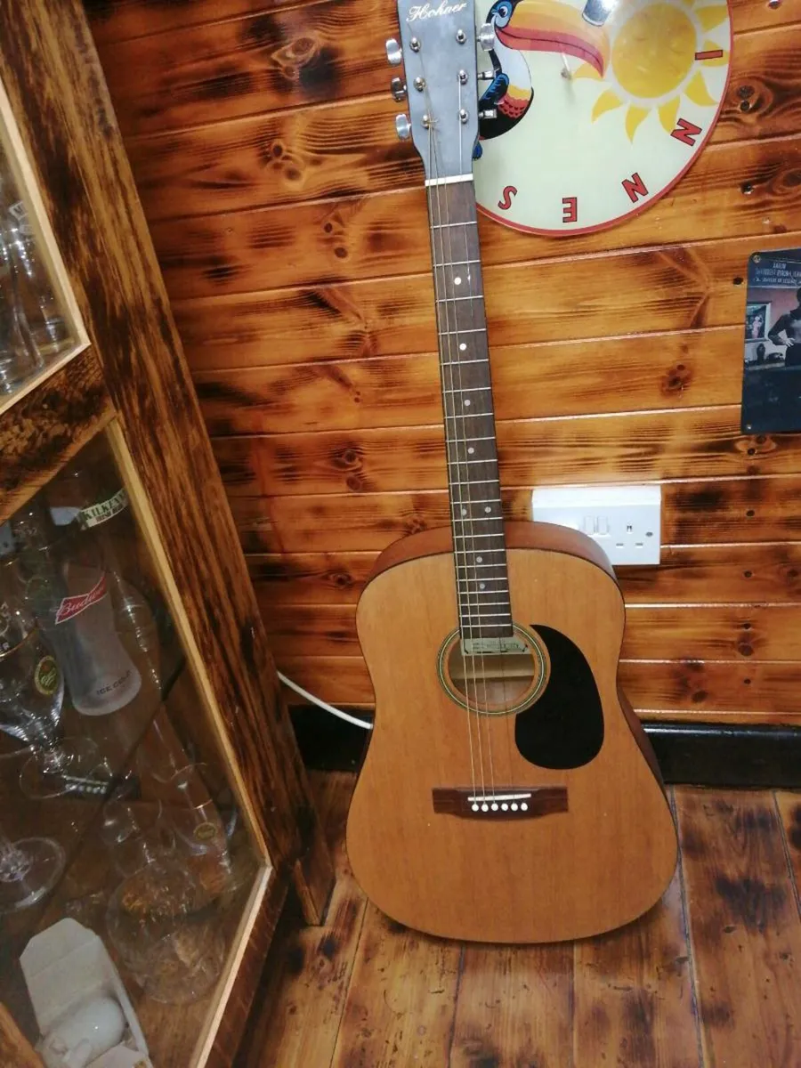 Hohner acoustic guitar - Image 1