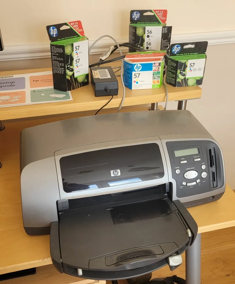 hp 7345 Photosmart Printer & cartridges