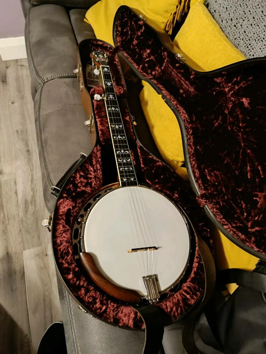 Wildwood paragon quilted maple 5string Banjo - Image 1