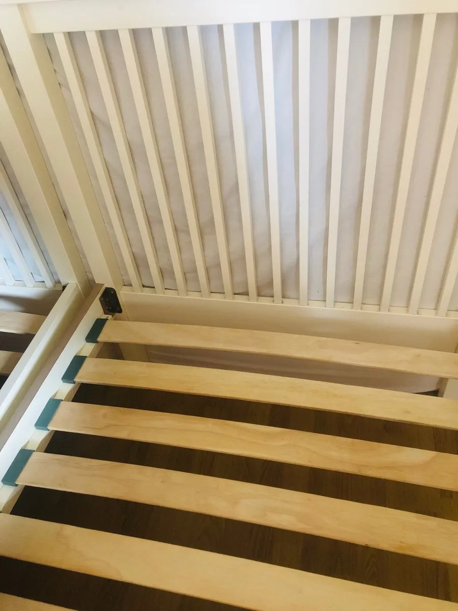 Single bed wooden frame x2