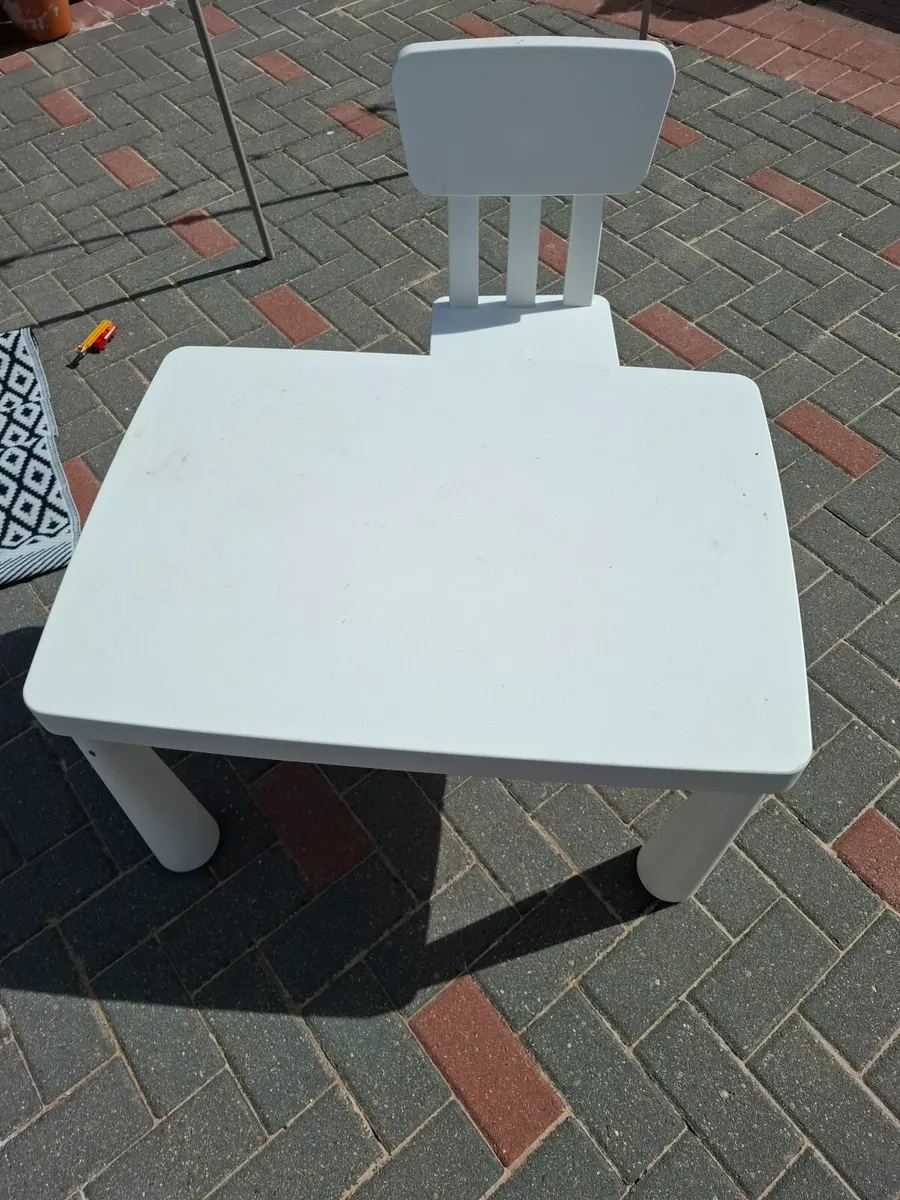Childs IKEA table and chair
