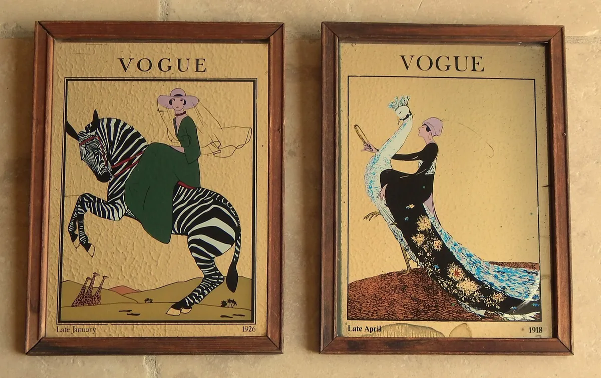Pair of Vintage Vogue Art Deco Mirrors - Image 1