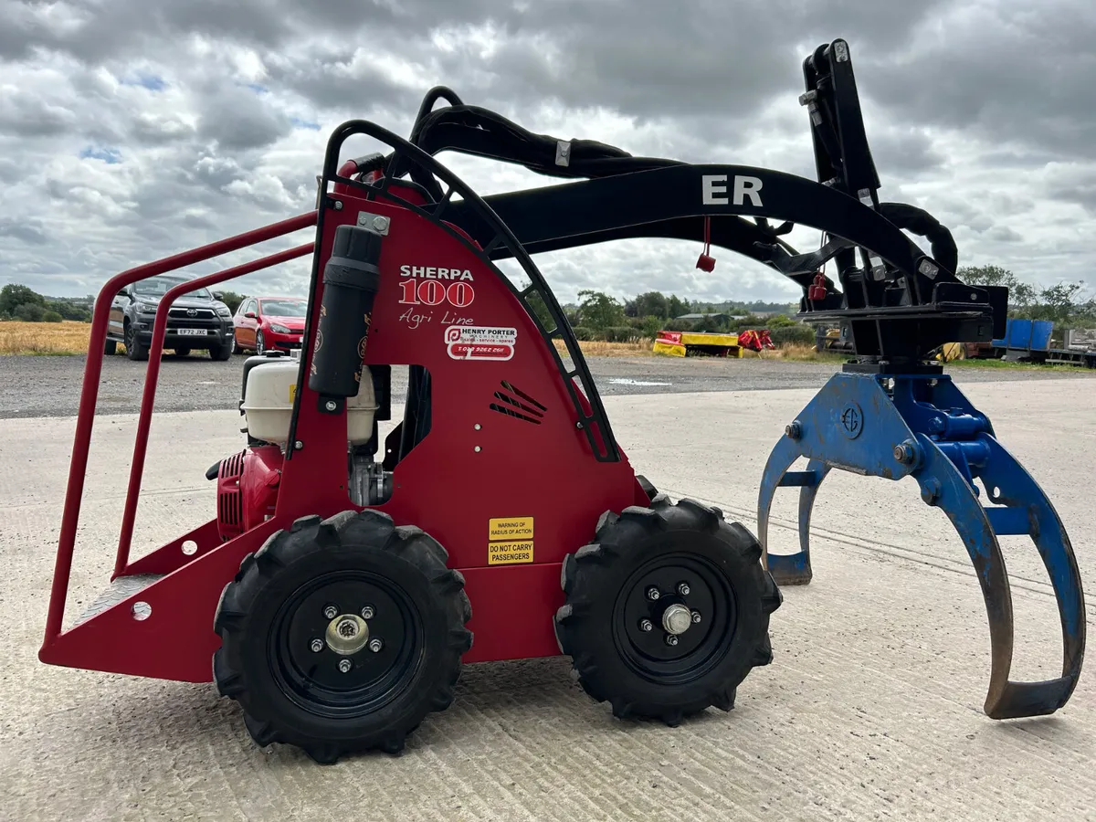 Used Sherpa 100 Agri Mini skidsteer Package - Image 2