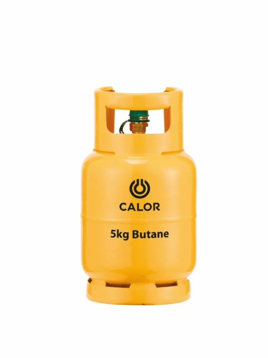 Empty 5kg butane gas bottle