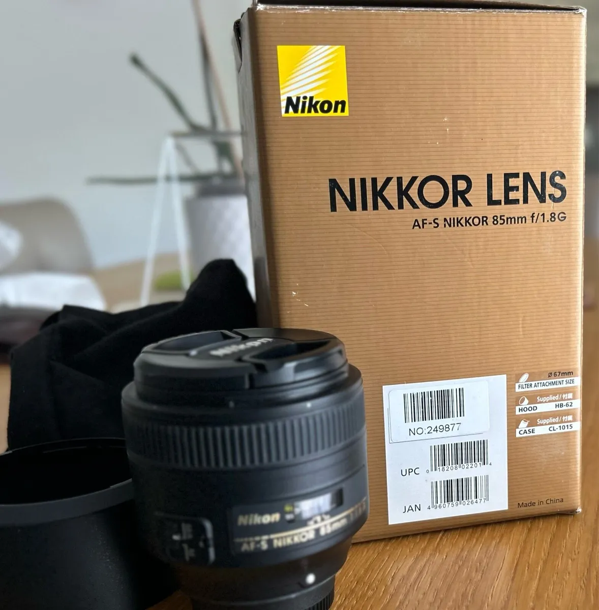 Nikon 85mm 1.8g and Nikon 50mm 1.8d Prime lenses - Image 1