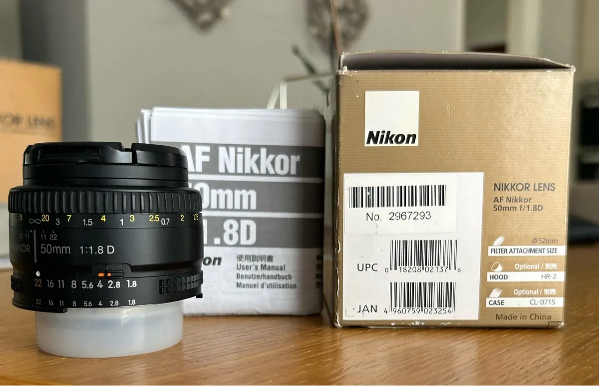 Nikon 85mm 1.8g and Nikon 50mm 1.8d Prime lenses - Image 2