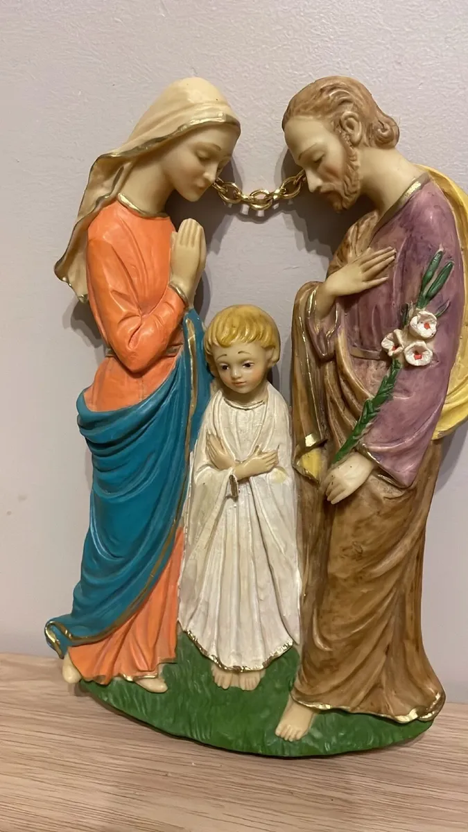 Holy Family Resin Plaque