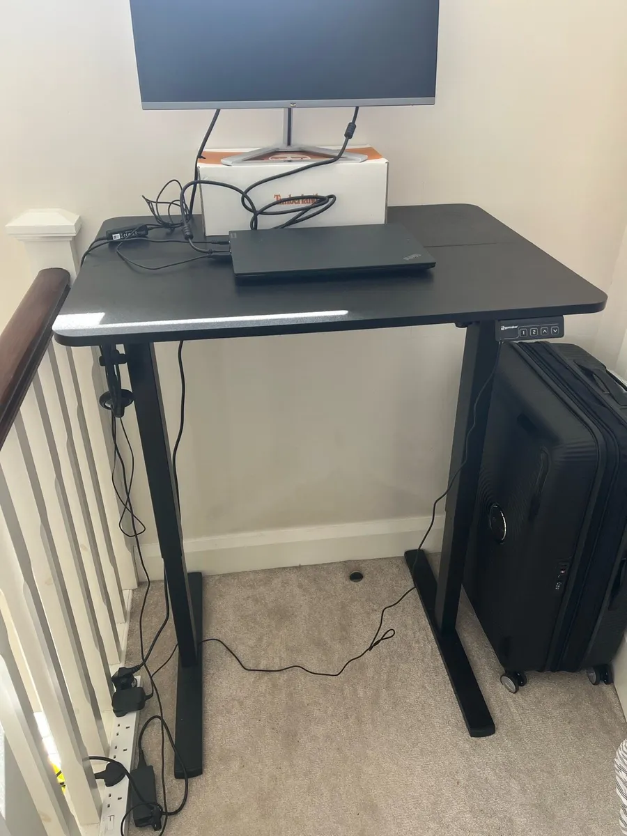 Electric Standing Desk (80x60cm),adjustable height - Image 1