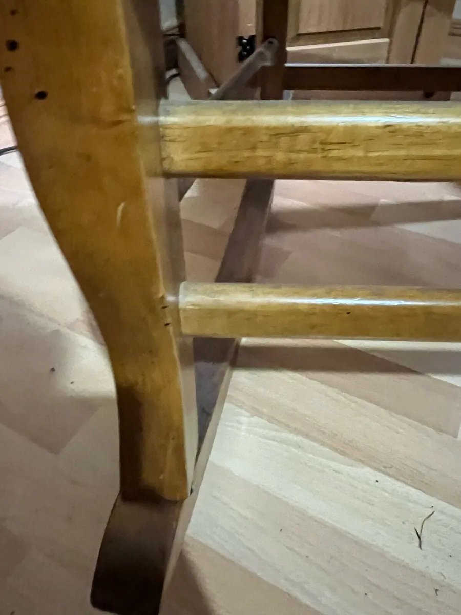 Wooden rocking chair - Image 3