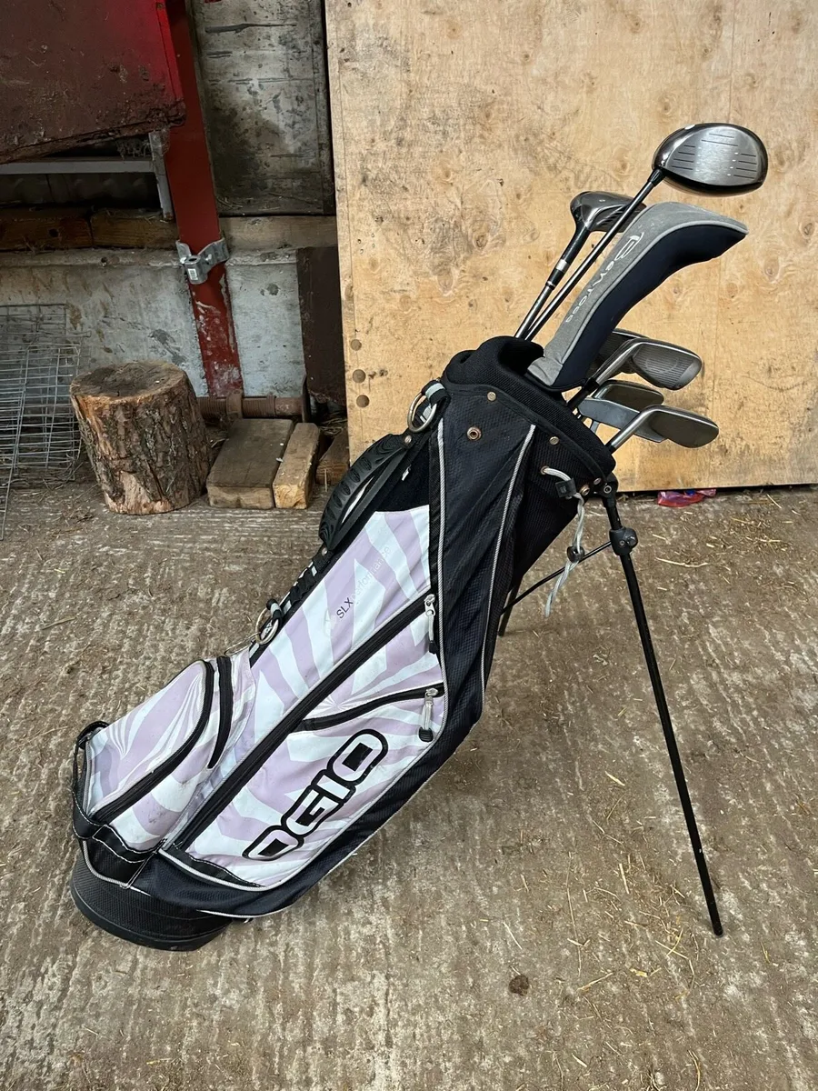 Golf clubs and bag - Image 2