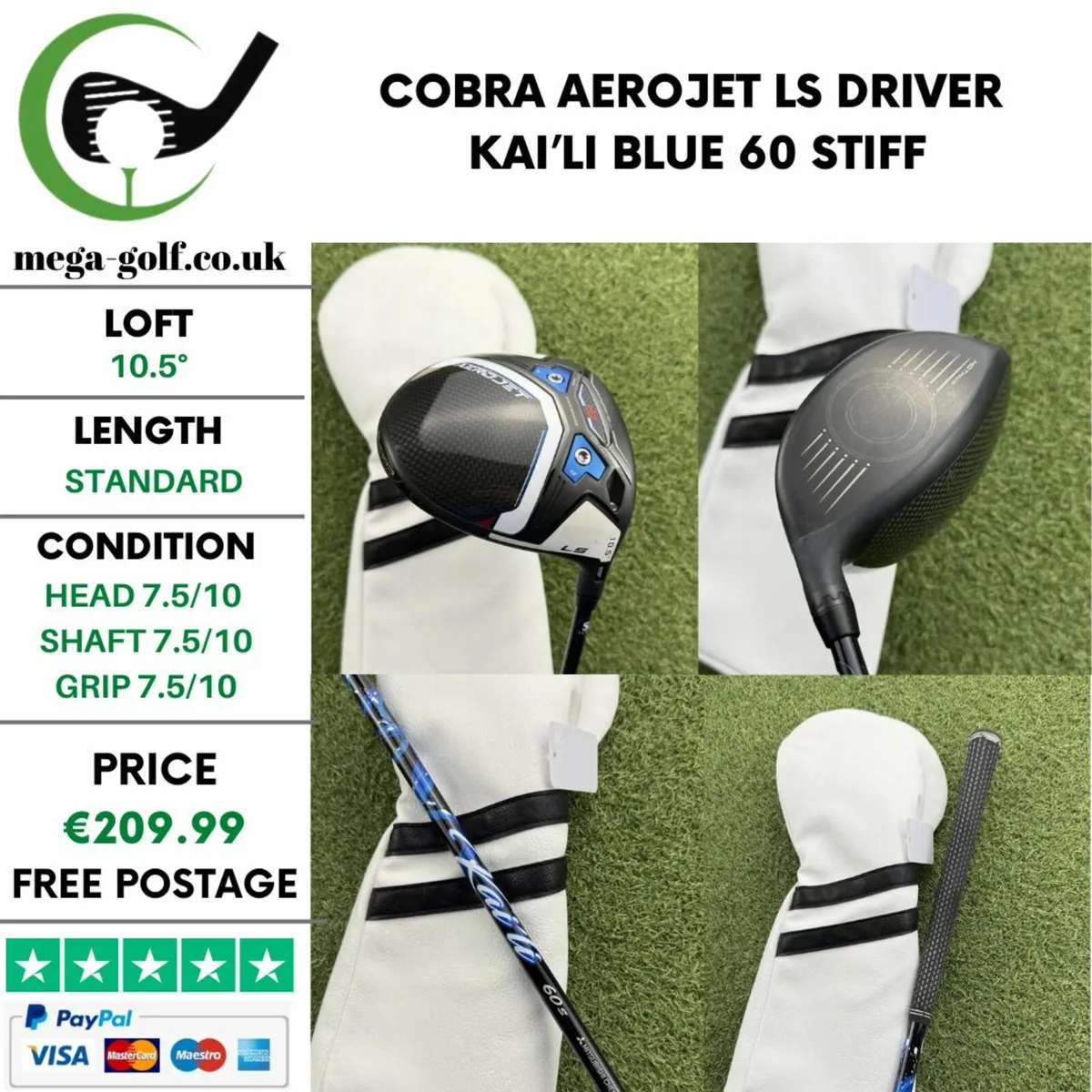 COBRA AEROJET LS DRIVER / 10.5° / STIFF - Image 1