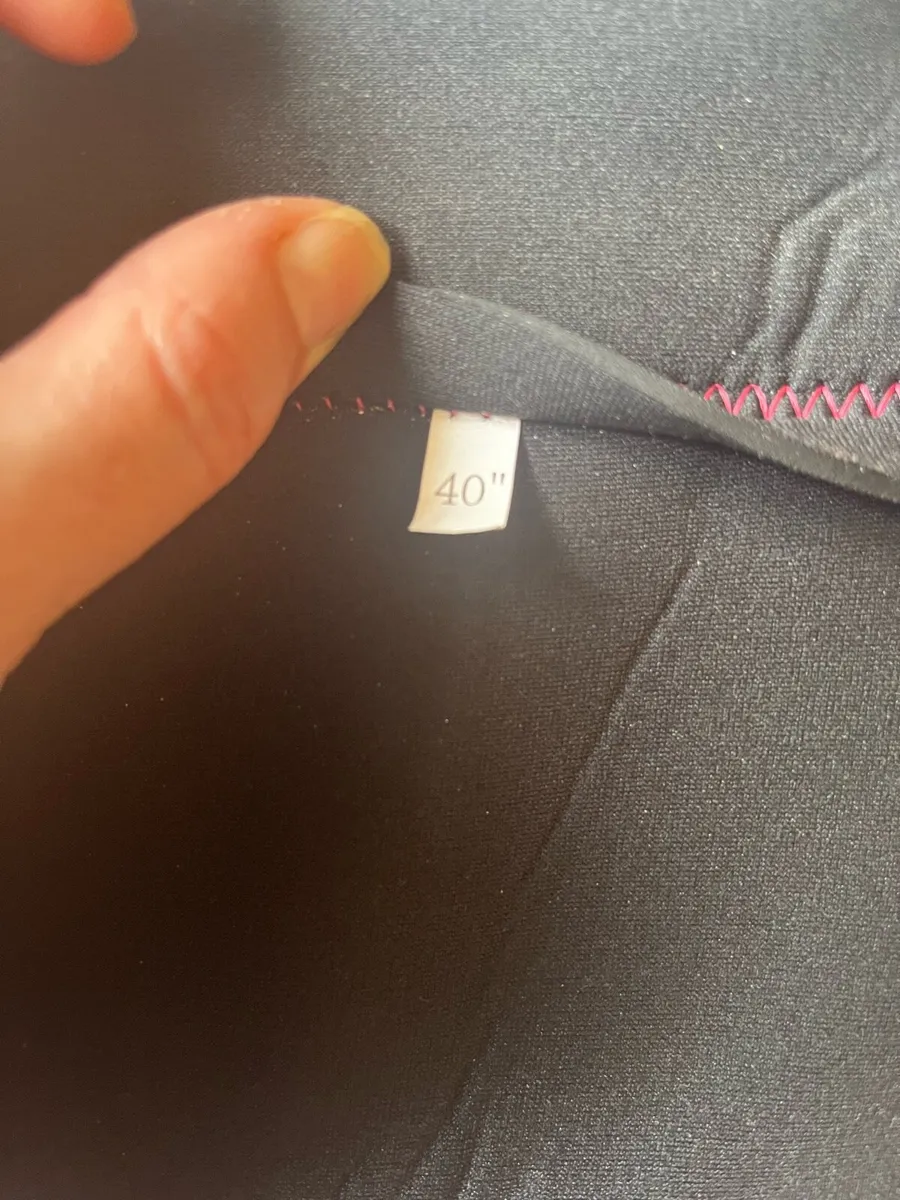 Womens wetsuit- Black Neoprene size 40 - Image 3