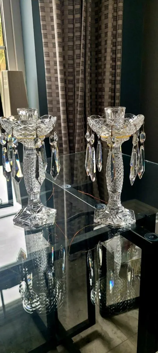 WATERFORD CRYSTAL  PAIR OF TARA CANDLEABRA - Image 2