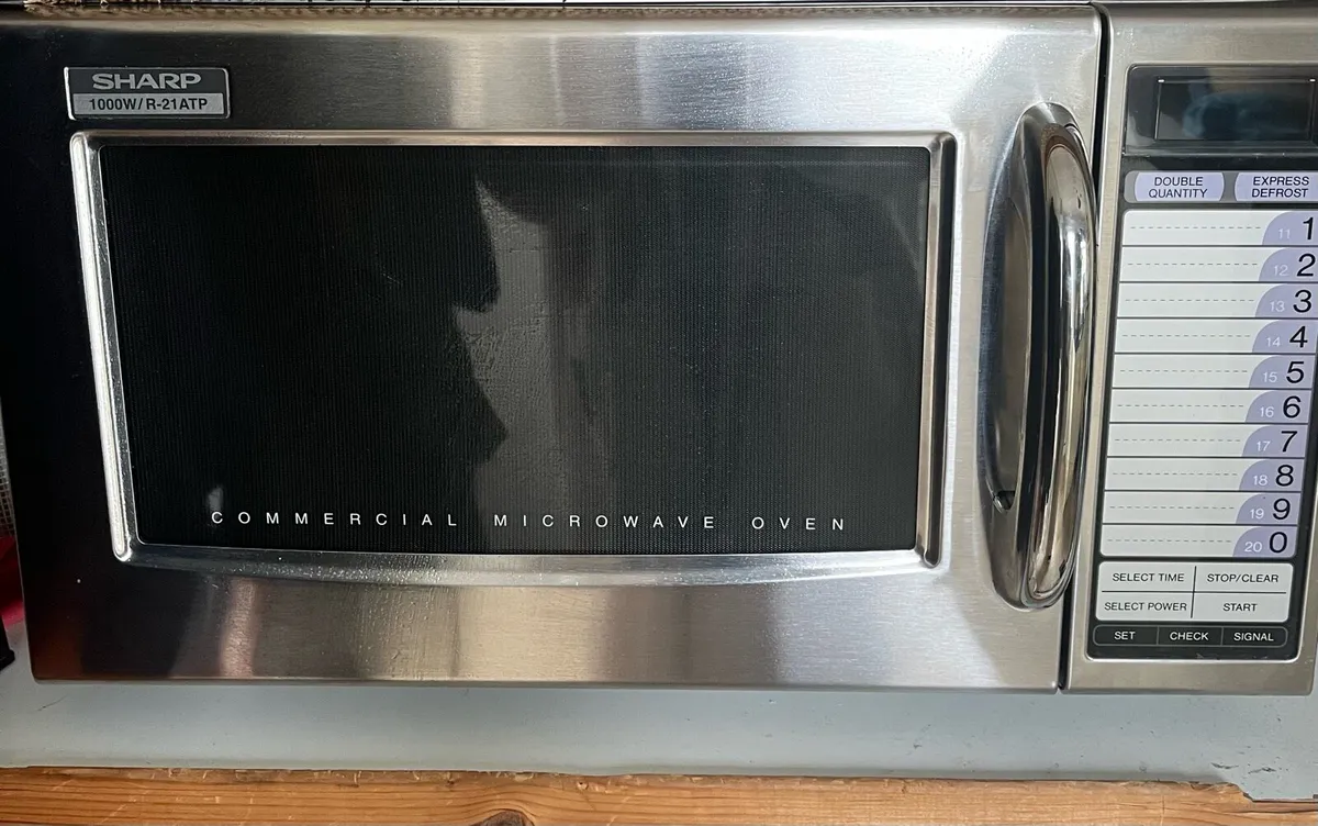 Sharp 1000 Watt Commercial Microwave - Image 1