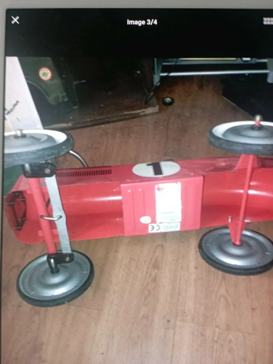 VINTAGE RETRO STEEL MODLE CAR RIDE ON RACEING CAR - Image 3