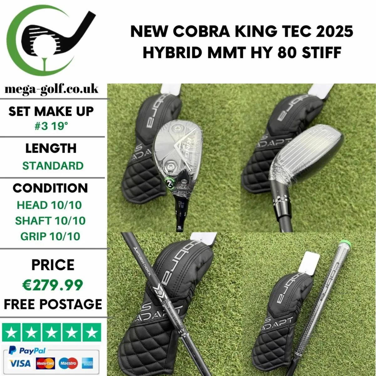 NEW COBRA KING TEC 2025 HYBRID / #3 19° / STIFF - Image 1