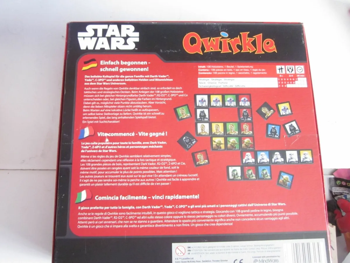 Star Wars Qwirkle Board Game - Image 2