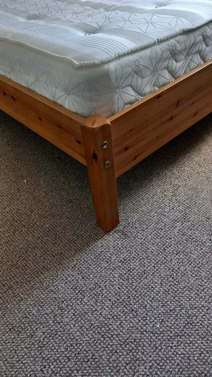 Double Sized Bed Frame with Matress - Image 2