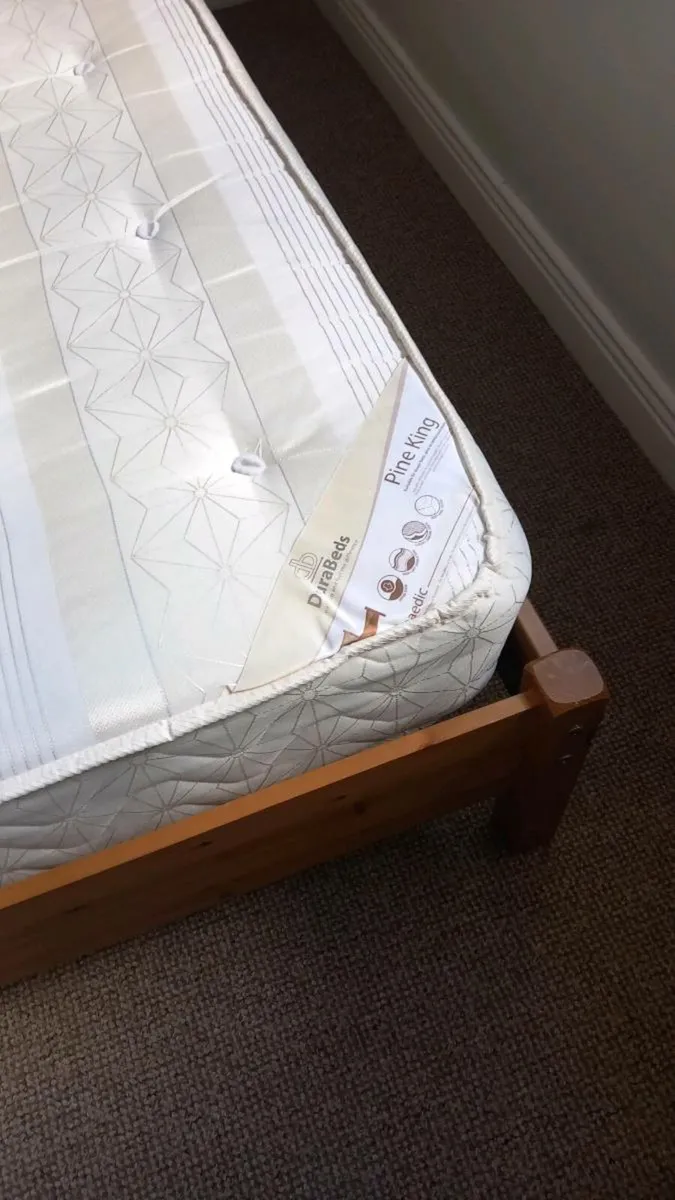 Double Sized Bed Frame with Matress - Image 3