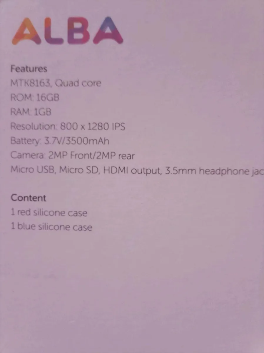 Alba 8 inch 15gb Tablet - Image 4