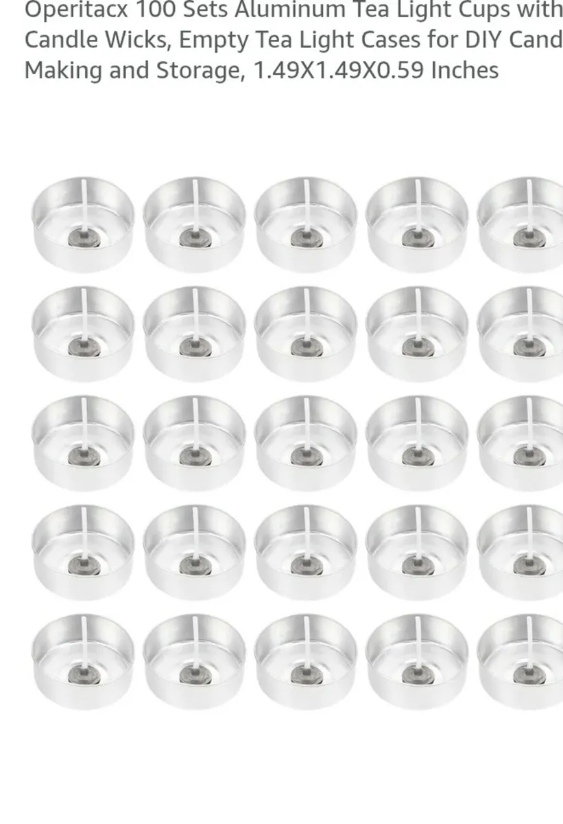 Soy Tea light Candle Making Kit - Image 2