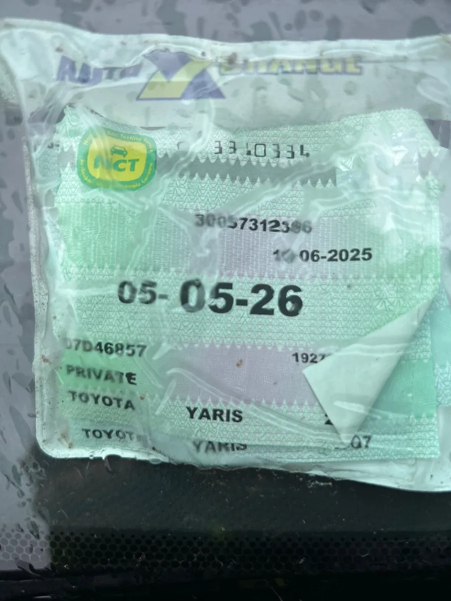 07 Toyota Yaris 1.0      NCT 5/26 - Image 3