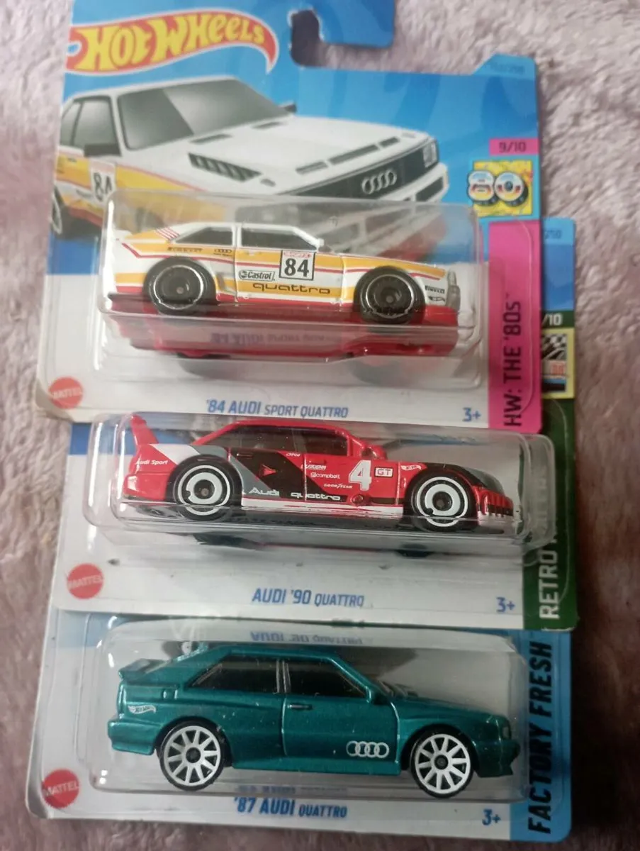 HOT WHEELS DIE-CAST MODLES AUDI DIECAST CARS. - Image 1