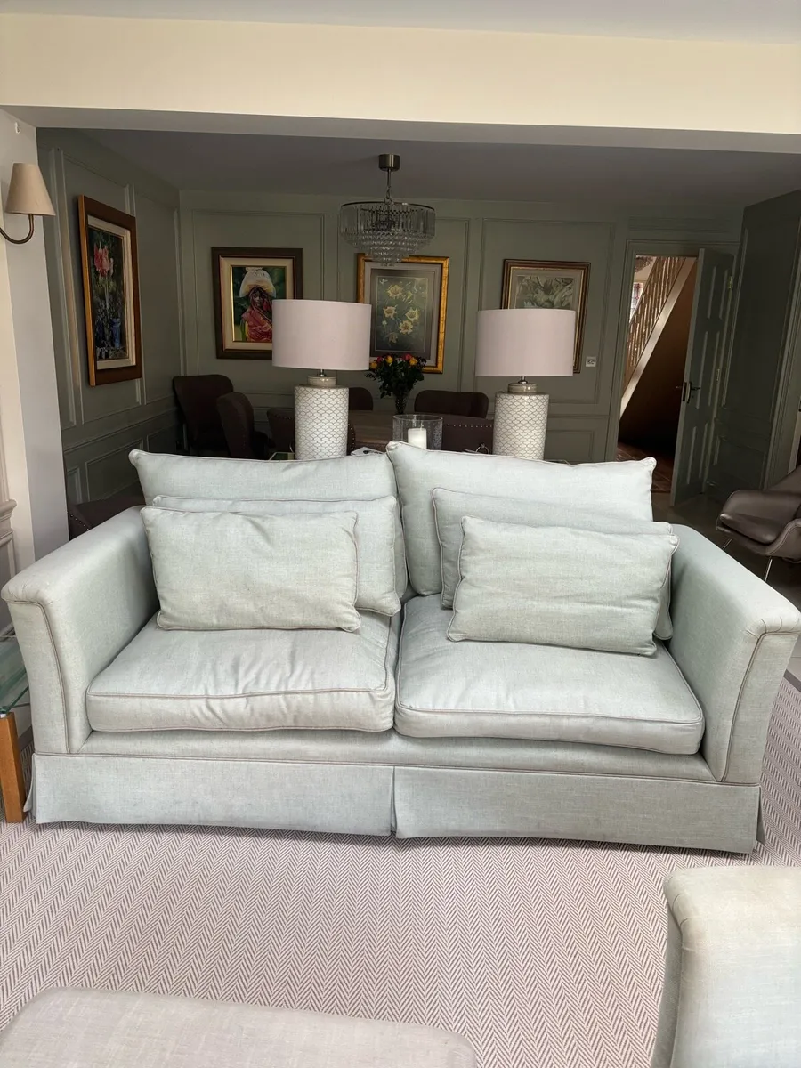 Fineline 2 seater couch x 2 plus armchair - Image 1