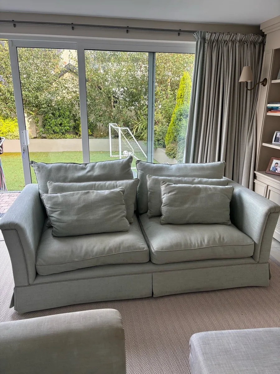 Fineline 2 seater couch x 2 plus armchair - Image 2