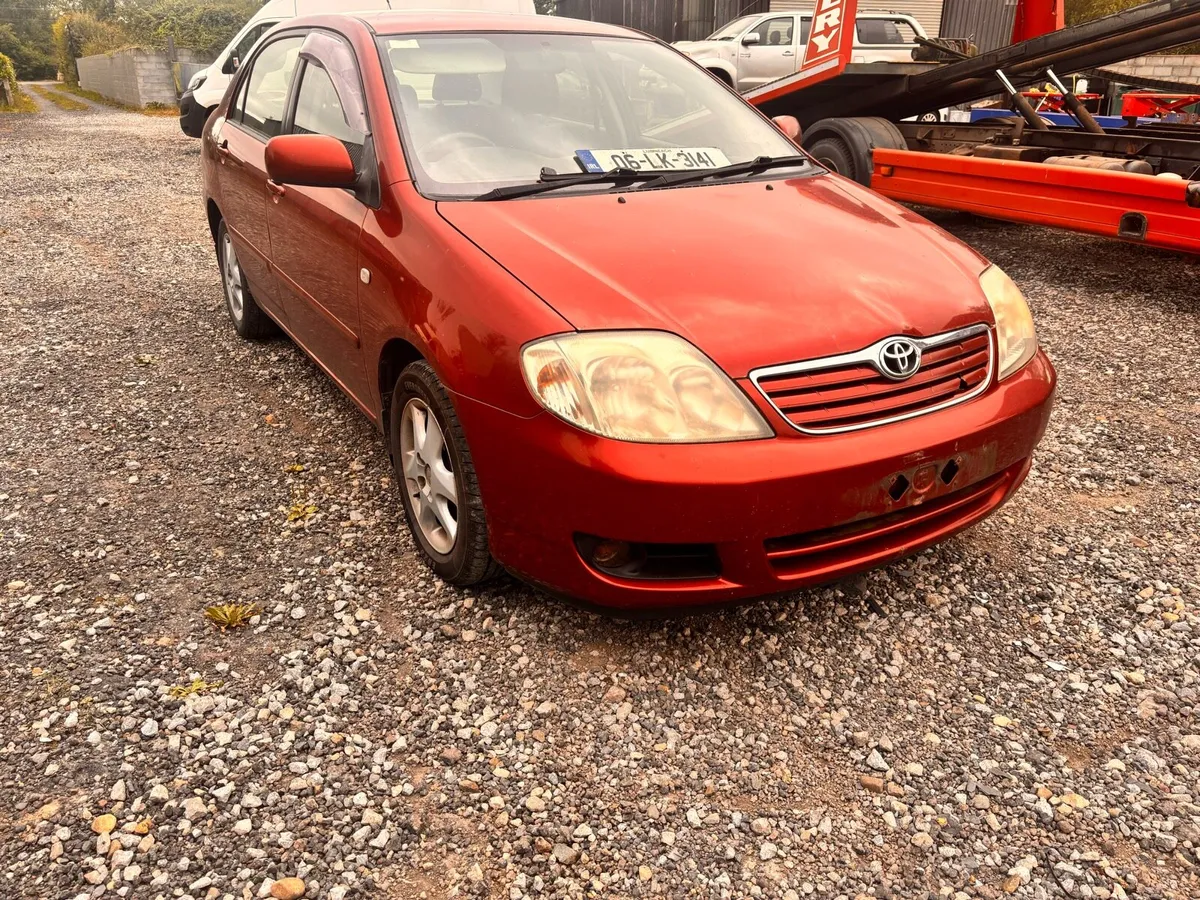 06 Toyota Corolla 1.4 vvti for breaking - Image 1
