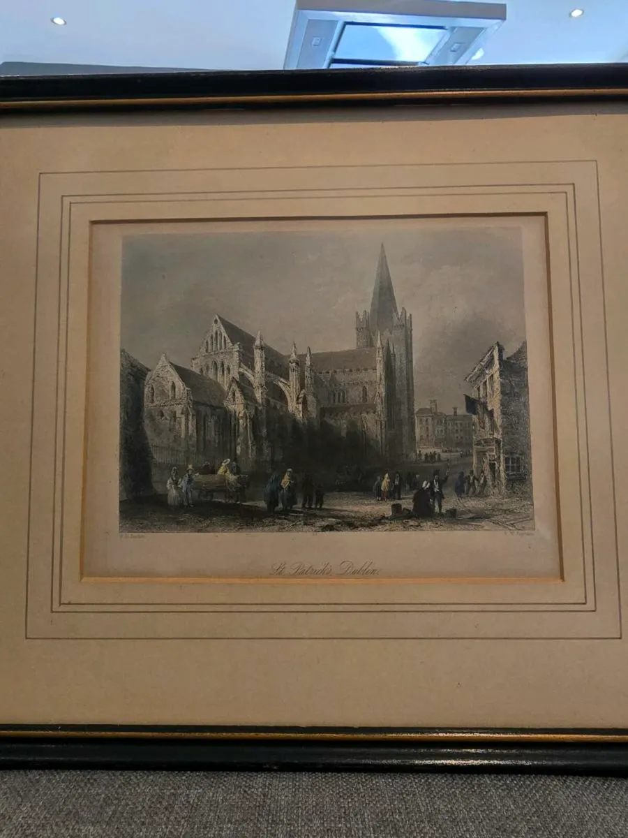 Antique Dublin prints- set of 4 - Image 1