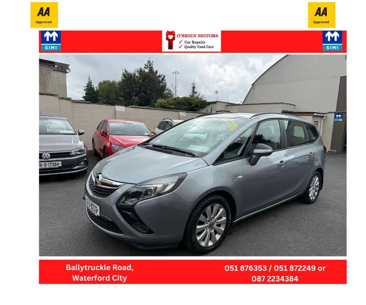 2013 Opel Zafira , 2.0 L, Seven Seater,,,Silver, - Image 4