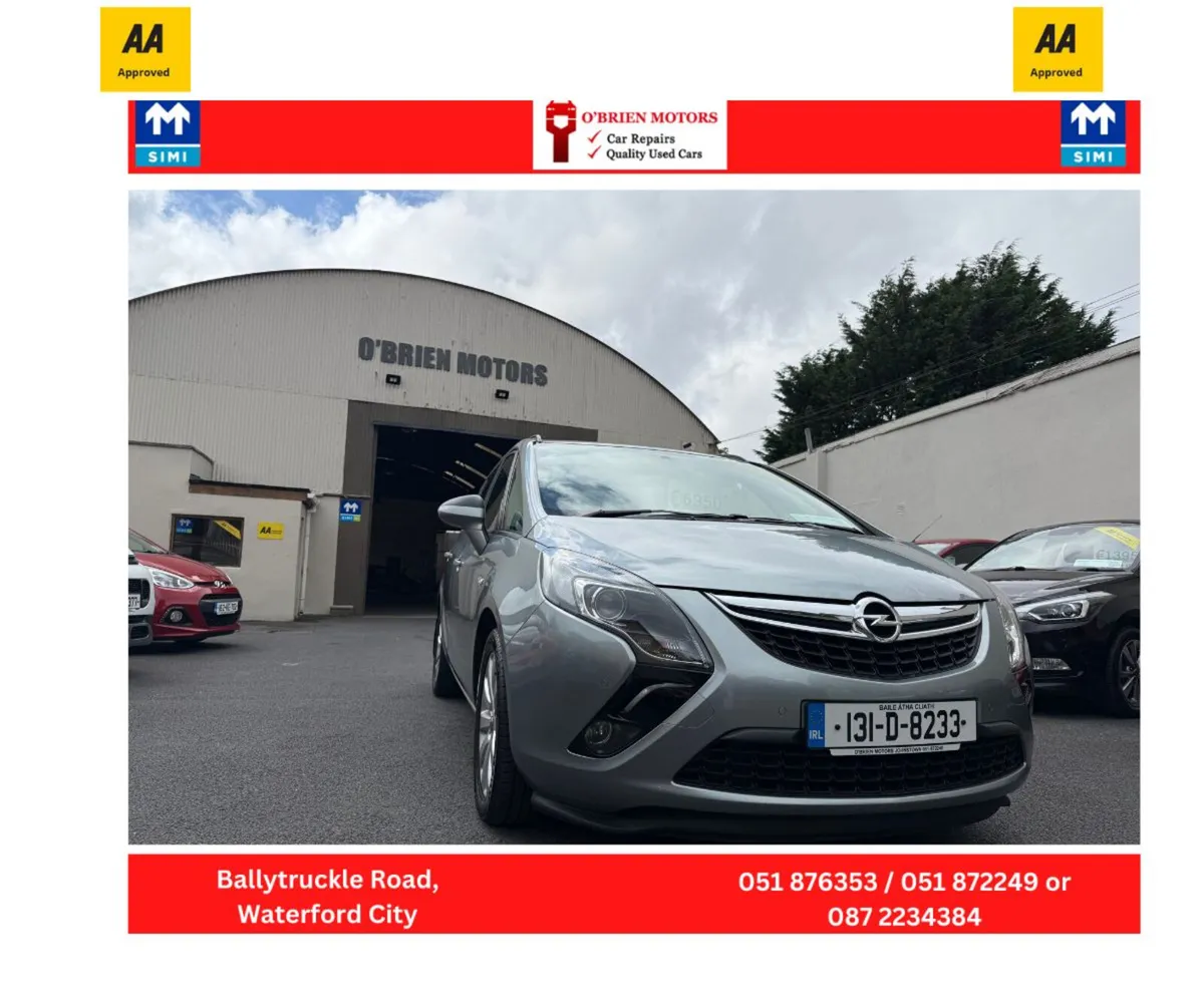 2013 Opel Zafira , 2.0 L, Seven Seater,,,Silver, - Image 1