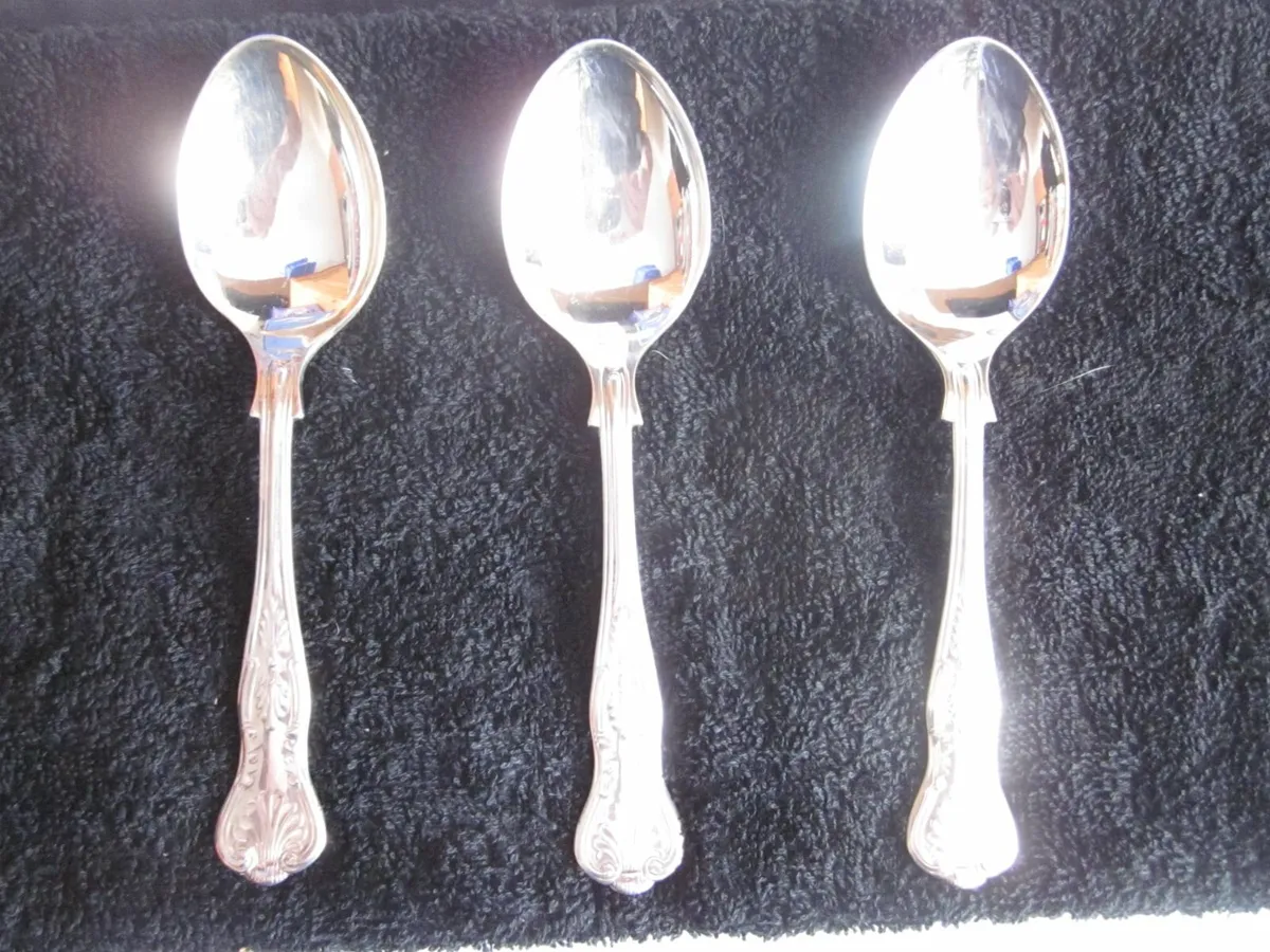 Newbridge Silverware Kings Silver Plated Spoons - Image 1