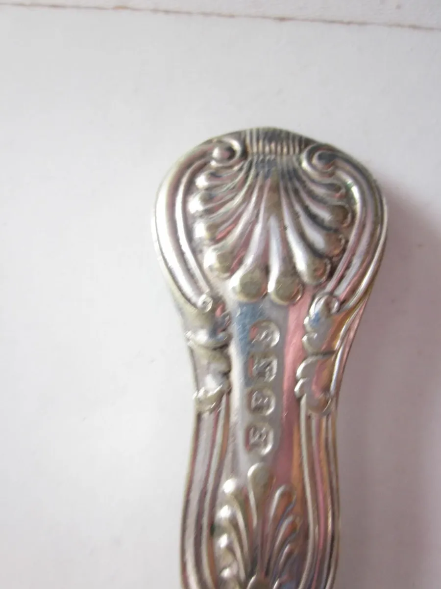 Kings Silver Plated Dessert Spoons X5 - Image 3