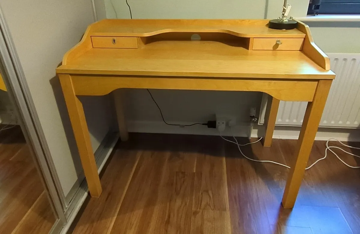 IKEA solid wood desk - Image 2