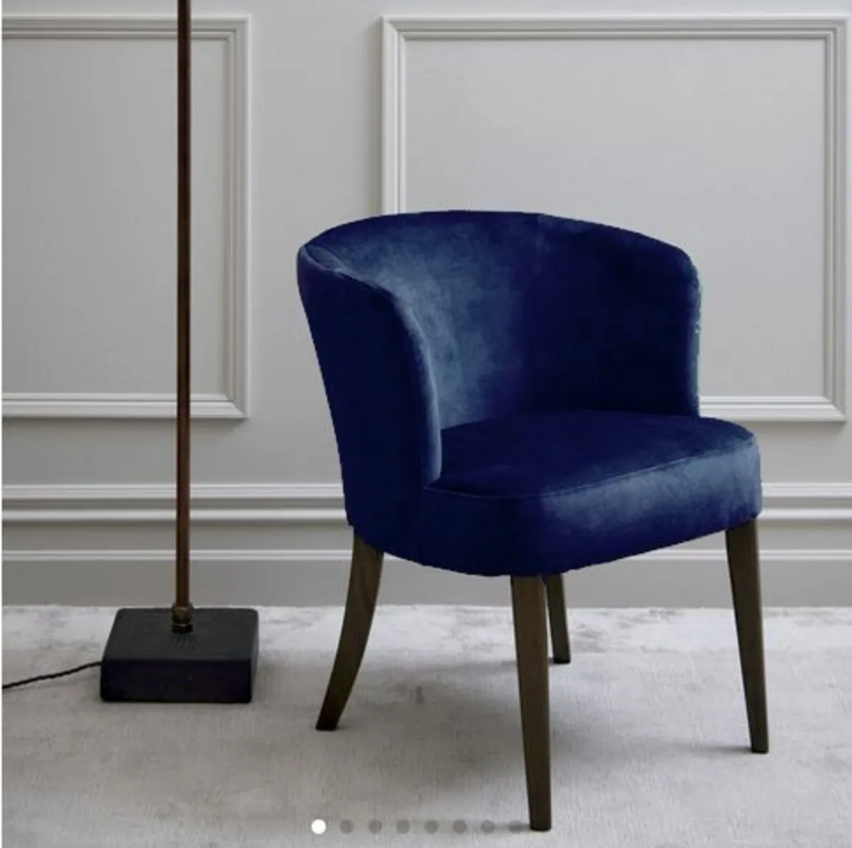 Oliver Velvet Chair - Image 1