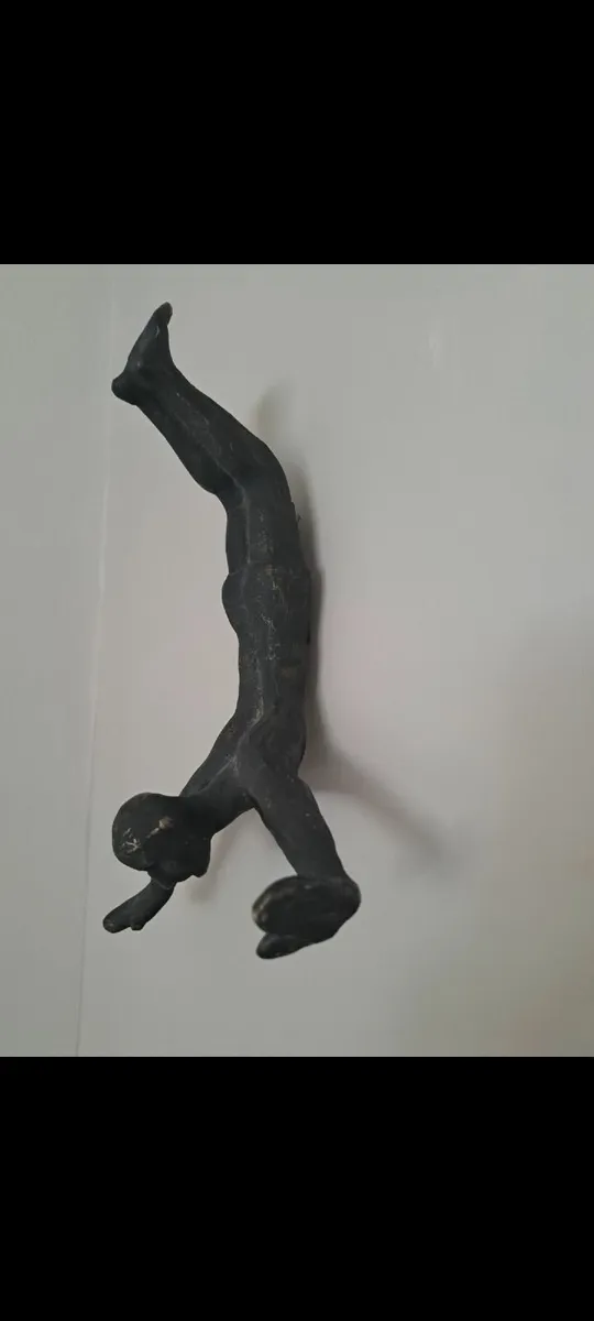 Unusual   metal  coat hanger - Image 1