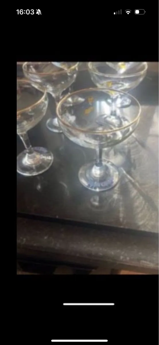 Set of 6 baby sham glass - Image 3